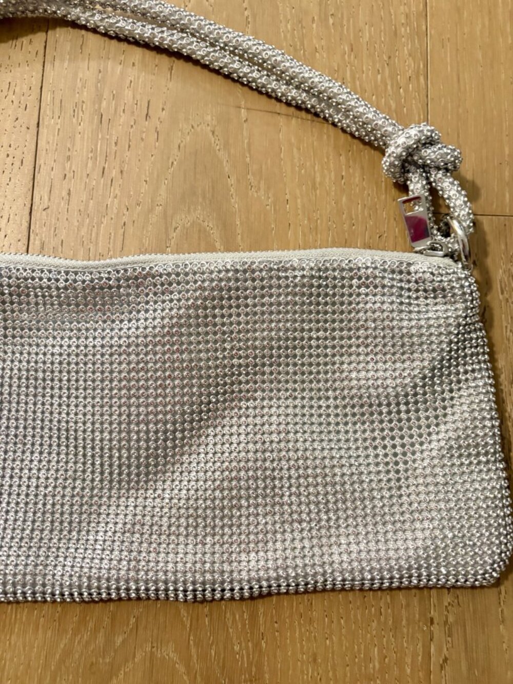 Silver Rhinestone Evening Bag - Picture 5 of 5